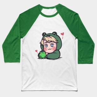 Frog Boy Baseball T-Shirt